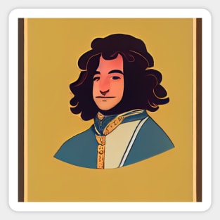 King Louis XIV | Comics style Sticker